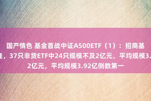 国产情色 基金首战中证A500ETF（1）：招商基金迷你ETF扎堆，37只非货ETF中24只规模不及2亿元，平均规模3.92亿倒数第一