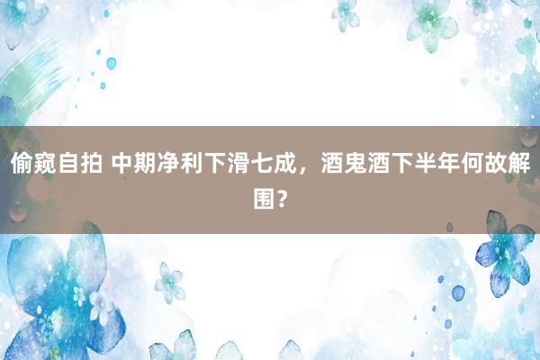 偷窥自拍 中期净利下滑七成，酒鬼酒下半年何故解围？