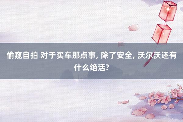 偷窥自拍 对于买车那点事， 除了安全， 沃尔沃还有什么绝活?