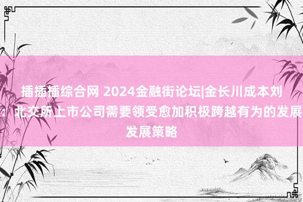 插插插综合网 2024金融街论坛|金长川成本刘吉利：北交所上市公司需要领受愈加积极跨越有为的发展策略