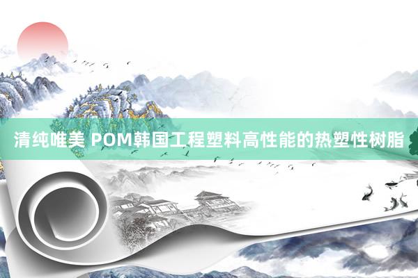 清纯唯美 POM韩国工程塑料高性能的热塑性树脂