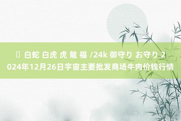 ✨白蛇 白虎 虎 龍 福 /24k 御守り お守り 2024年12月26日宇宙主要批发商场牛肉价钱行情