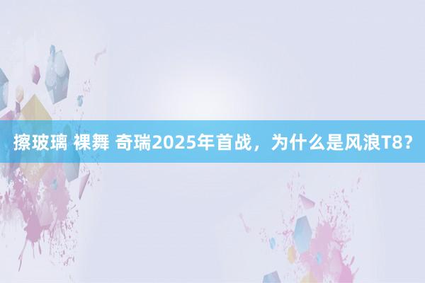 擦玻璃 裸舞 奇瑞2025年首战，为什么是风浪T8？